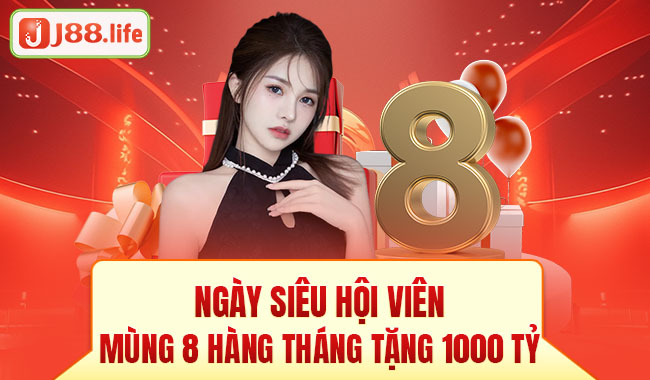 Ngày siêu hội viên mùng 8 hàng tháng tặng 1000 tỷ